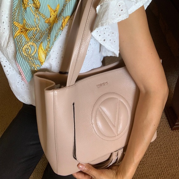 Valentino Stelle Dollaro leather tote